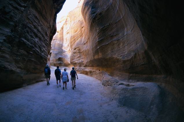 Desfiladeiro de al-Siq, em Petra