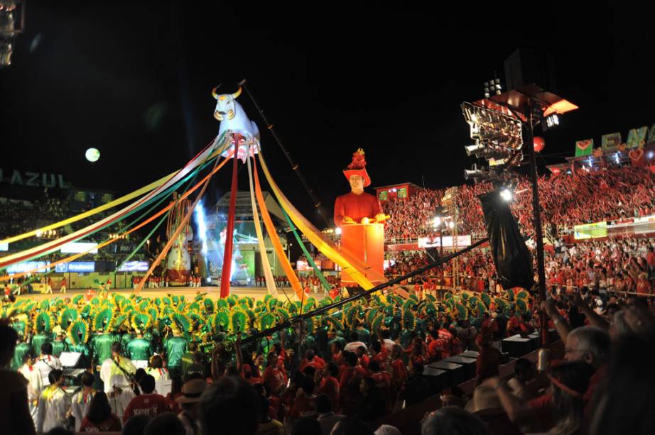 Desfile do Garantido no 44º Festival Folclórico de Parintins, Amazonas