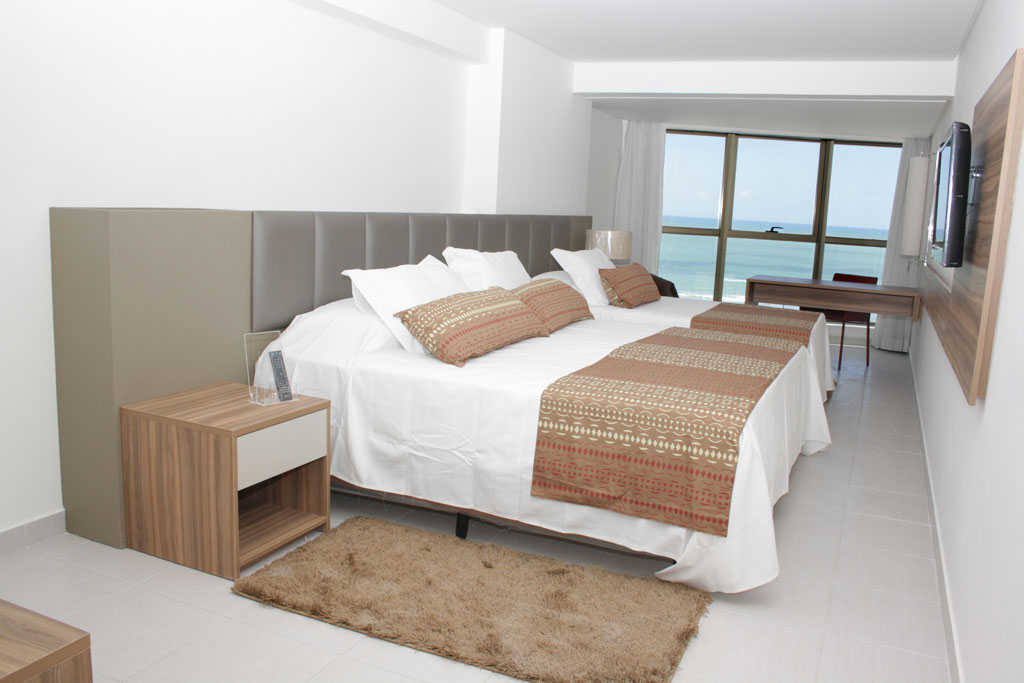 Apartamento do Nobile Beach Class Executive, novo hotel de Recife