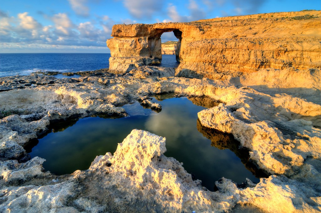 Azure Window - falésia em Gozo, Malta