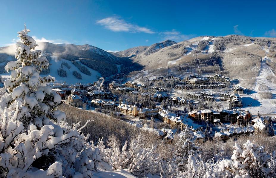 Panorâmica da vila de Beaver Creek