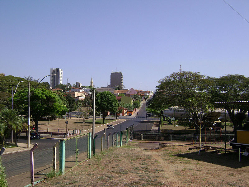 Vista da cidade de Bebedouro, São Paulo
