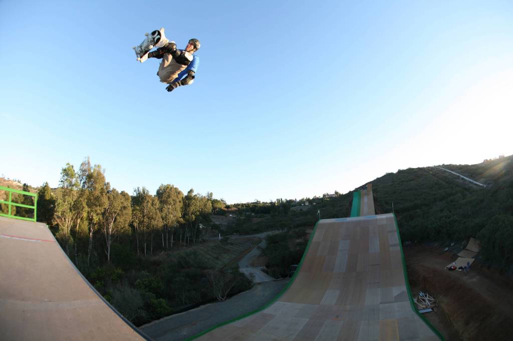 Skatista brasileiro Bob Burnquist, um dos participantes do X Games