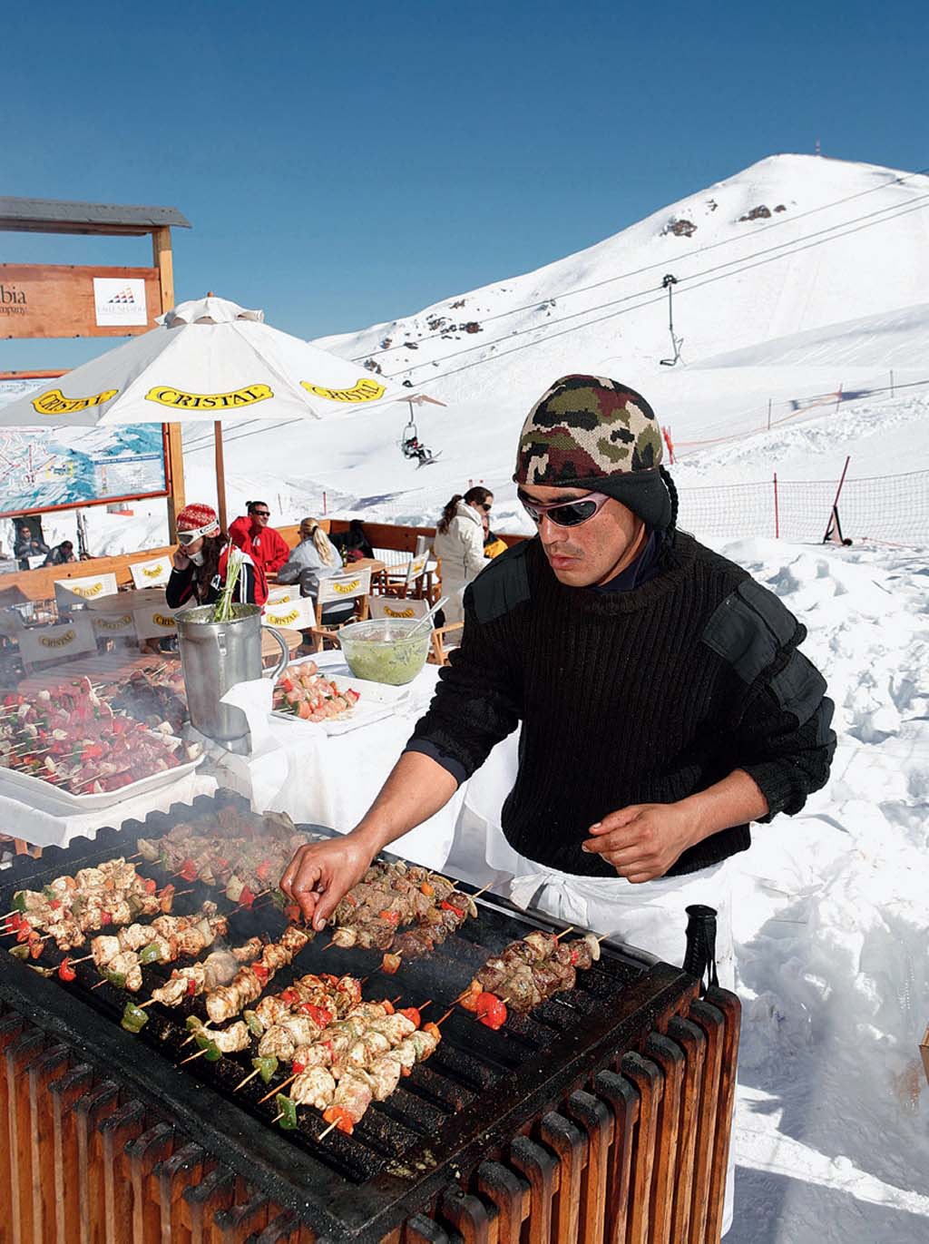 Boquinha de altitude no Valle Nevado