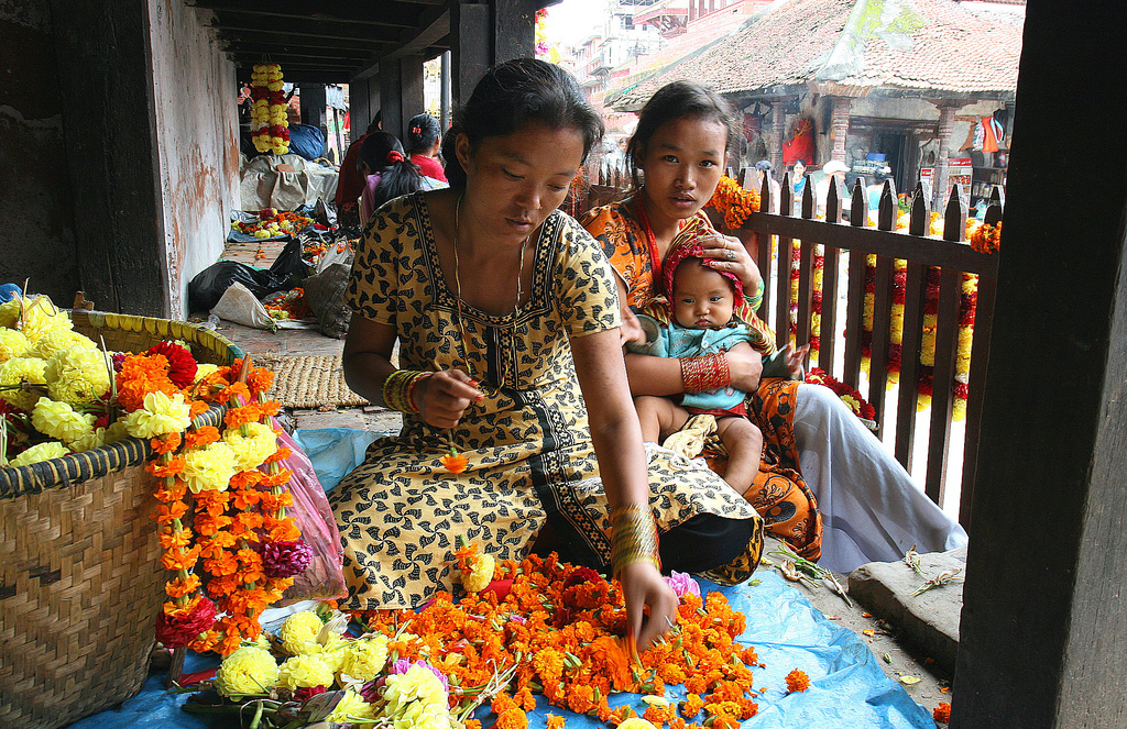Mercado de Katmandu, Nepal