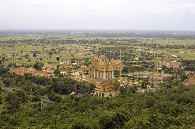 Vista de Phnom Penh, no Camboja; cidade foi palco de um dos mais cruéis genocídios da história Vista de Phnom Penh, no Camboja; cidade foi palco de um dos mais cruéis genocídios da história