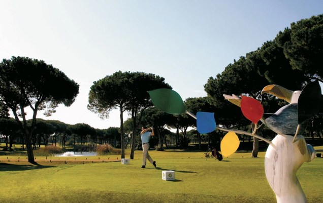 Campo de golfe do mega-hotel Vila Sol Renainassance, na região do Algarve