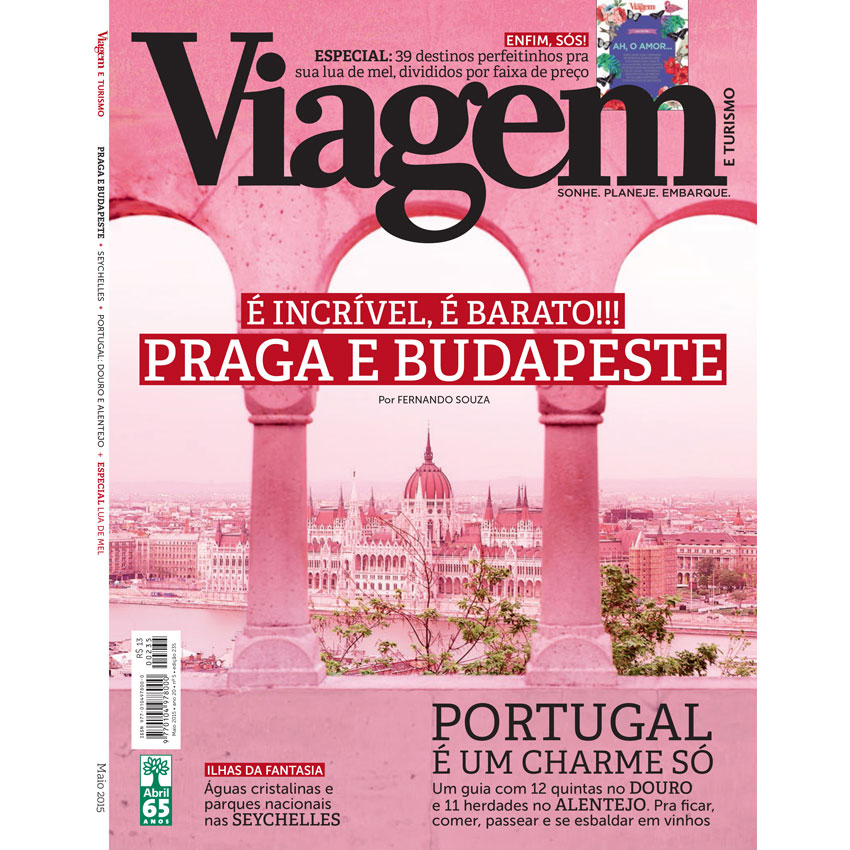 A capa lindinha da VT de maio! Praga e Budapeste: é incrível, é barato!