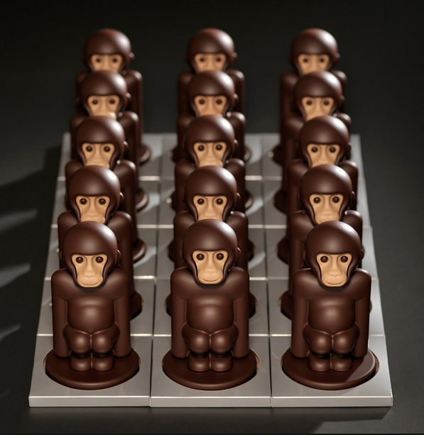 Chocolates-macaquinhos de Enric Rovira