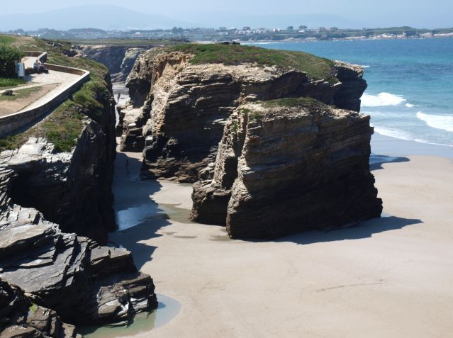Playa de las Catedrales: parece Portugal, mas é Galícia