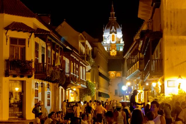 O Centro Histórico de Cartagena está repleto de construções históricas bem preservadas, que valem o clique do visitante