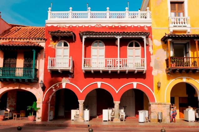 O Centro Histórico de Cartagena é listado como Patrimônio da Humanidade pela Unesco
