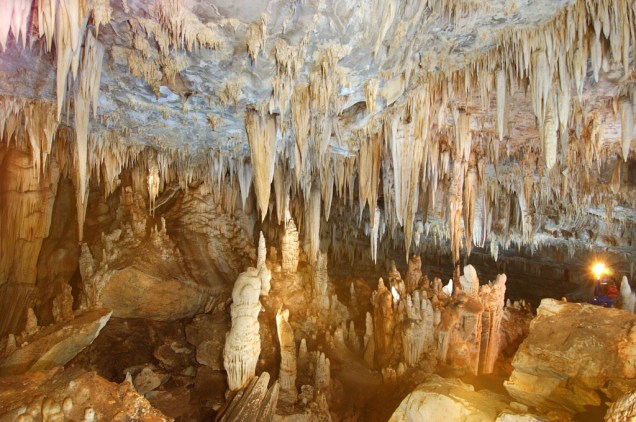 Gruta Manoel do Ioiô, em Iraquara Gruta Manoel do Ioiô, em Iraquara