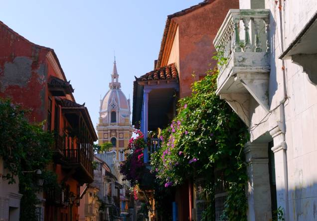 O Centro Histórico de Cartagena é listado como Patrimônio da Humanidade pela Unesco