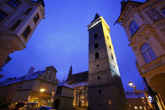 Ceske Budejovice possui um centro histórico bem compacto, repleto de belas edificações