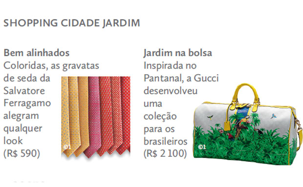 Shopping Cidade Jardim, em São Paulo