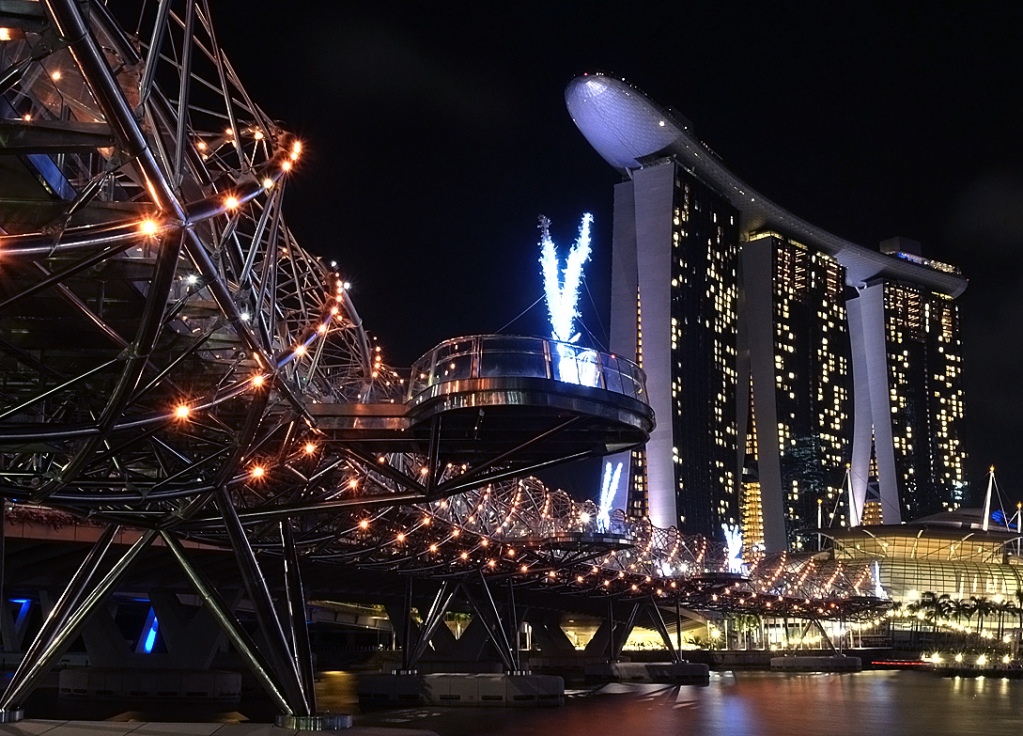 Helix Bridge, Cingapura