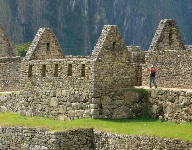Um dos muitos "condomínios" de Machu Picchu Um dos muitos "condomínios" de Machu Picchu
