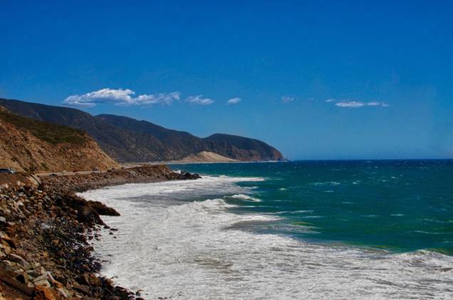Costa de Malibu, ao norte de Los Angeles Costa de Malibu, ao norte de Los Angeles