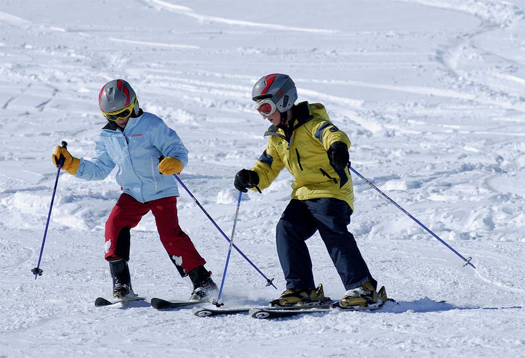Nascidos para esquiar no Valle Nevado
