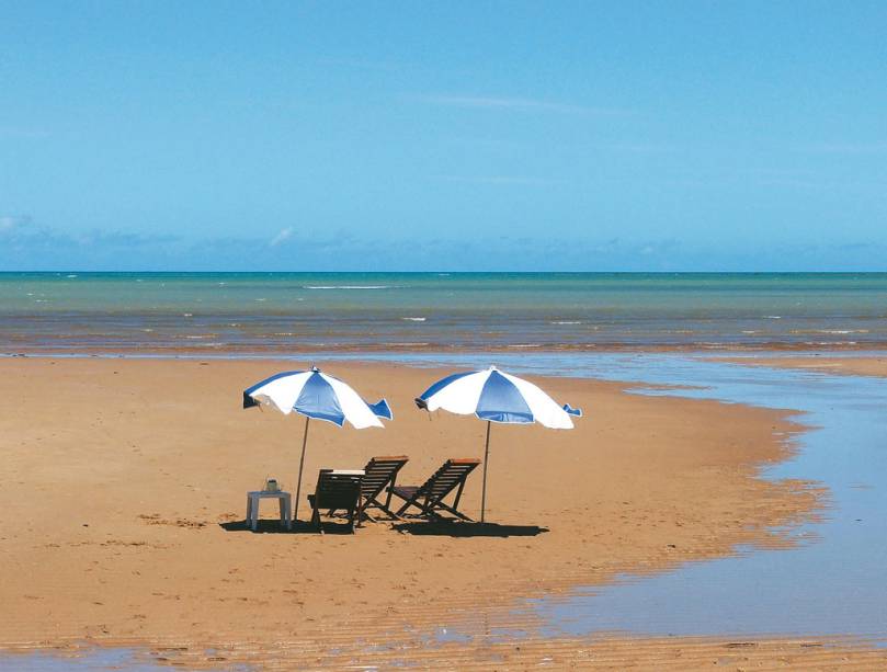 Algumas das melhores pousadas de Cumuruxatiba ficam na Praia do Rio do Peixe Pequeno e Rio do Peixe Grande