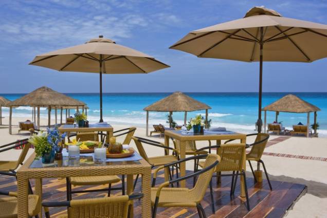 Beach Club do Ritz-Carlton de Cancún, México Beach Club do Ritz-Carlton de Cancún, México