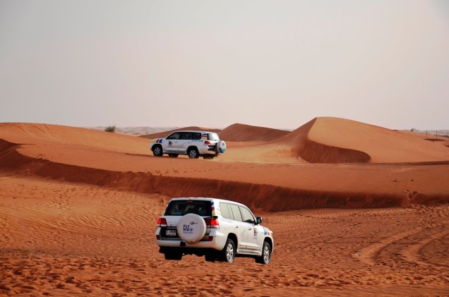 Safári no deserto de Al Maha, <a href="https://viajeaqui.abril.com.br/cidades/emirados-arabes-unidos-dubai" rel="Dubai" target="_blank">Dubai</a>
