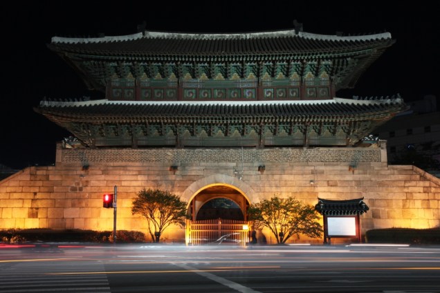 Portão Dongdaemun, o símbolo da cidade de Seul