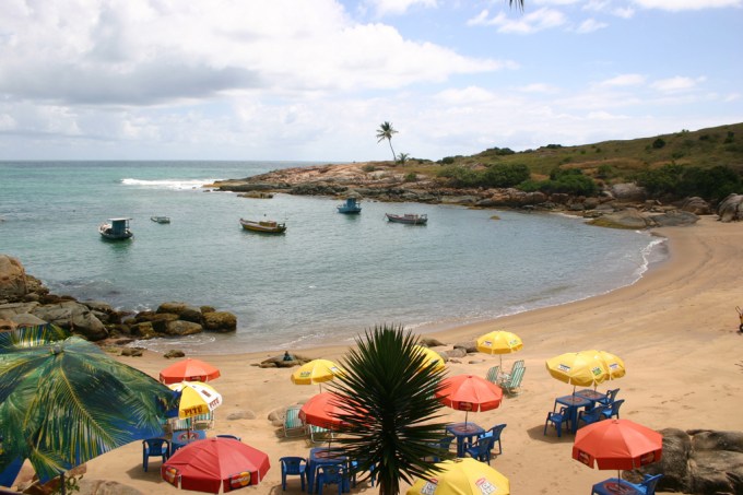 Vista da Praia de Calhetas, em Cabo de Santo Agostinho, Pernambuco