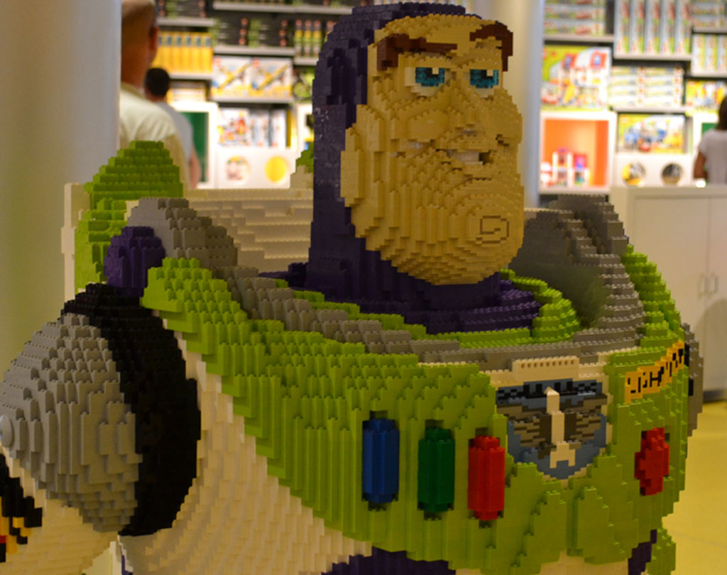 Lego Imagination Center, loja em Downtown Disney