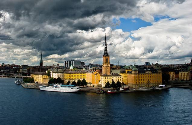 Ilha Riddarholmen, na Cidade Velha. Ilha Riddarholmen, na Cidade Velha.
