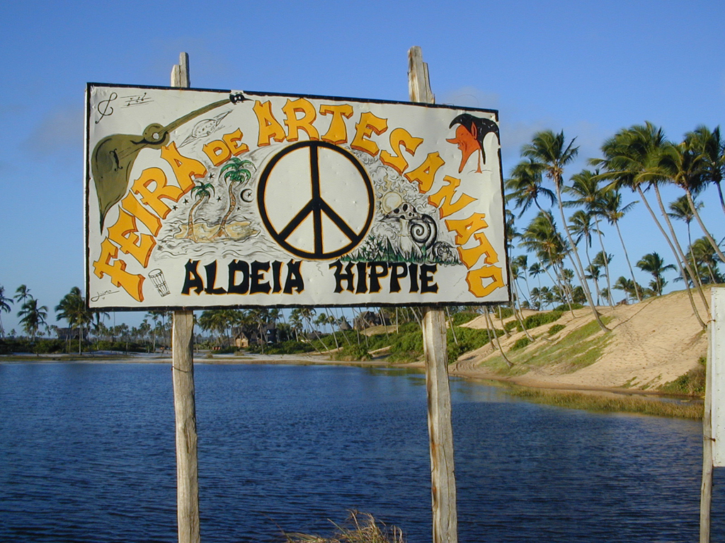 Aldeia Hippie, na Vila de Arembepe