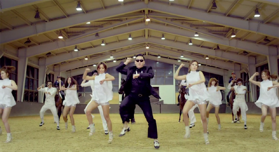 Cena do clipe 'Gangnam Style'