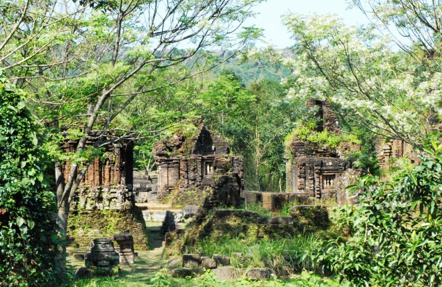 O My Son é um templo hindu eleito Patrimônio Mundial pela Unesco e considerado o mais longo sítio de exploração arqueológica da Indochina