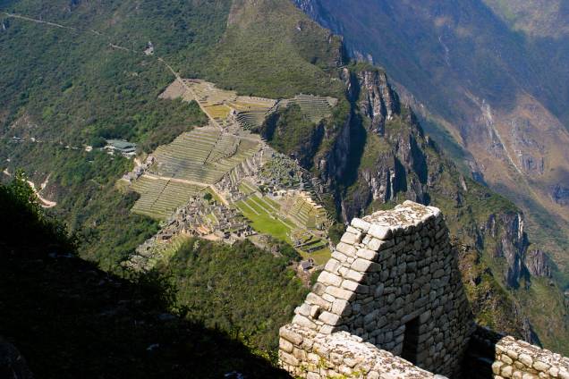 Vista de Machu Picchu a partir da montanha Huayna Picchu