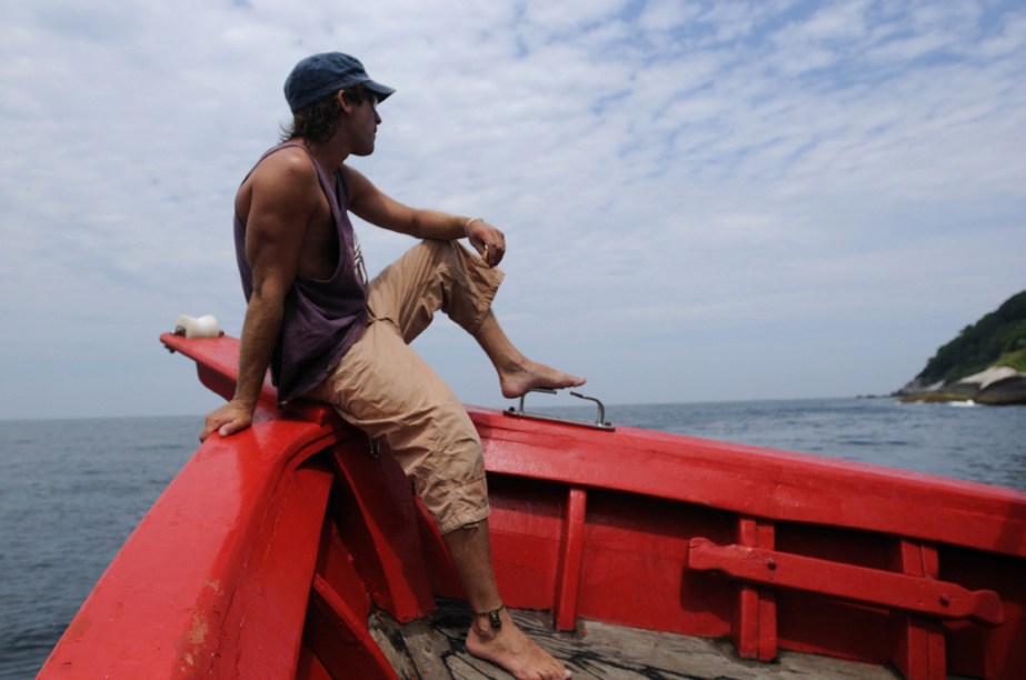 Pescador na Ilha Grande