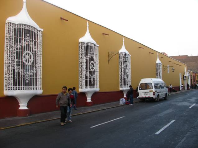 Ruas de Trujillo, capital de La Libertad, norte do Peru