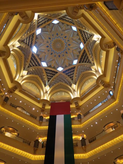 A cúpula suntuossa do Emirates Palace