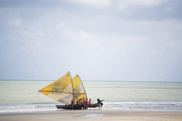 Pescadores na Praia de Jericoacoara