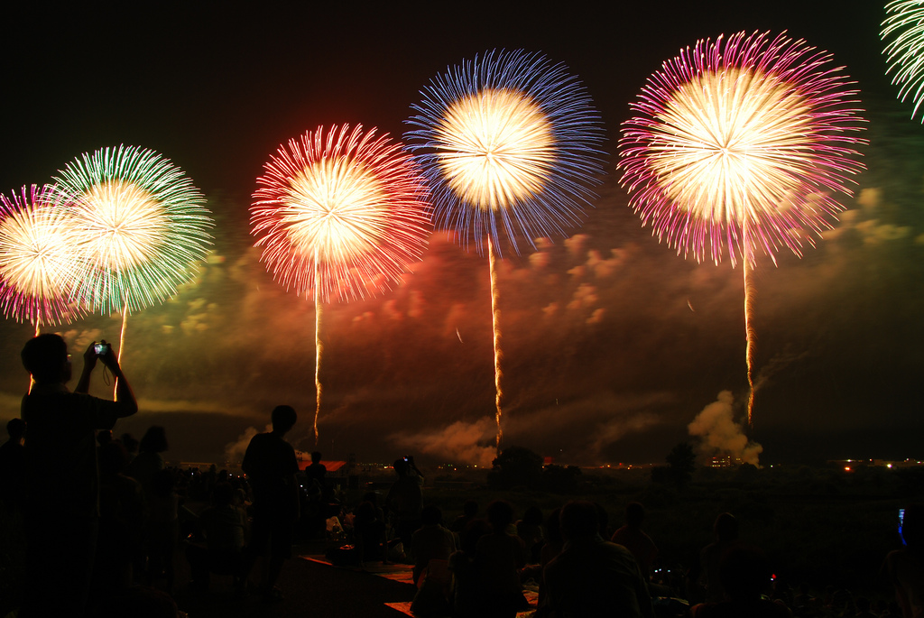 Fogos de artifício, Japão