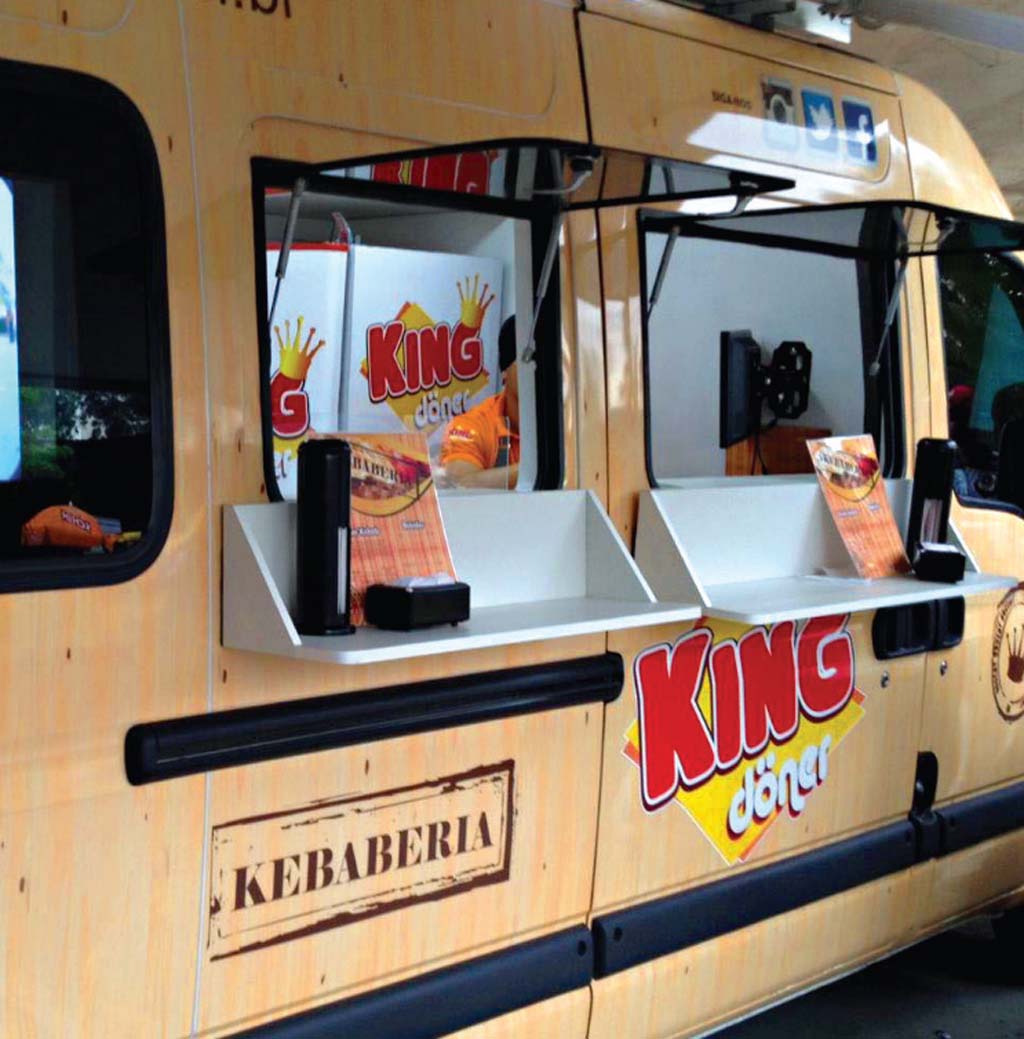 A kebaberia móvel King Döner A kebaberia móvel King Döner