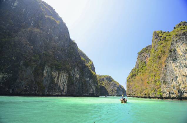 Maya Bay, a praia de Koh Phi Phi Leh Maya Bay, a praia de Koh Phi Phi Leh