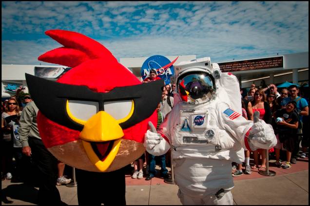 Encontre os Angry Birds no Kennedy Space Center