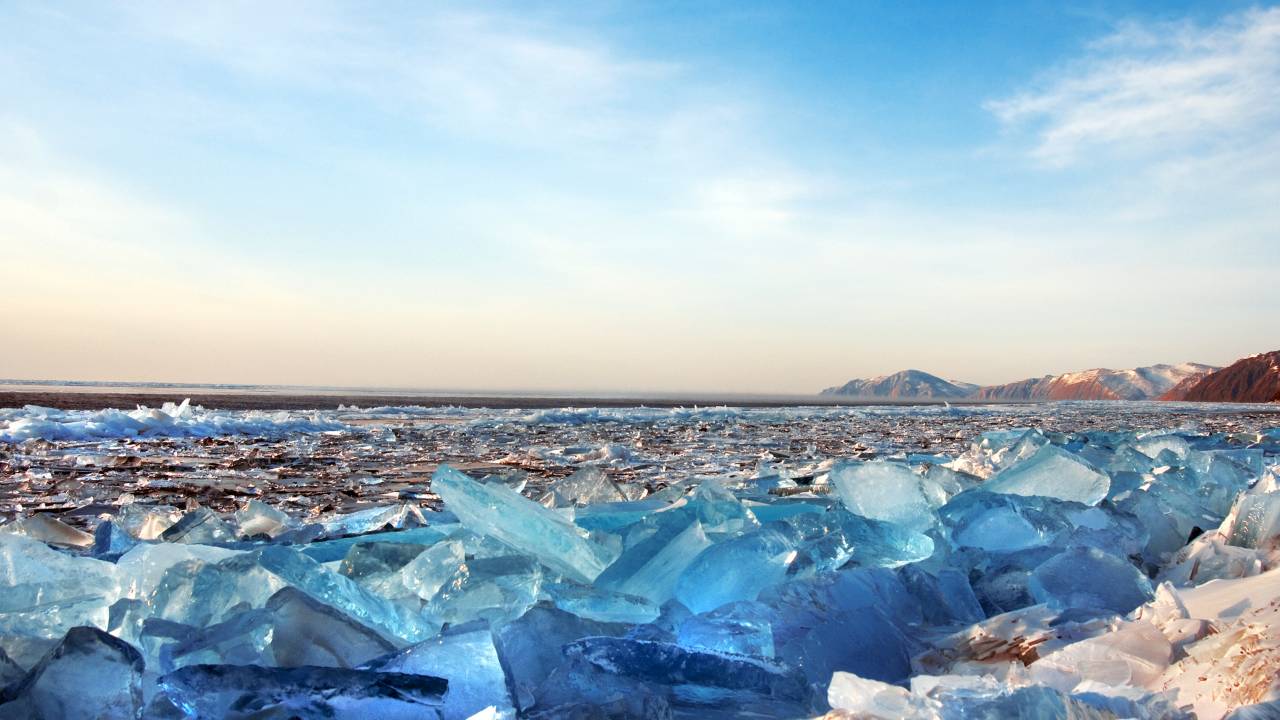 Lago Baikal, Sibéria, na Rússia