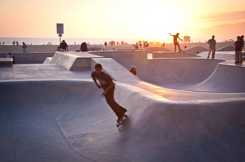 Pista de skate na Venice Beach, Los Angeles (foto: Chris Goldberg/Flickr/creative commons)