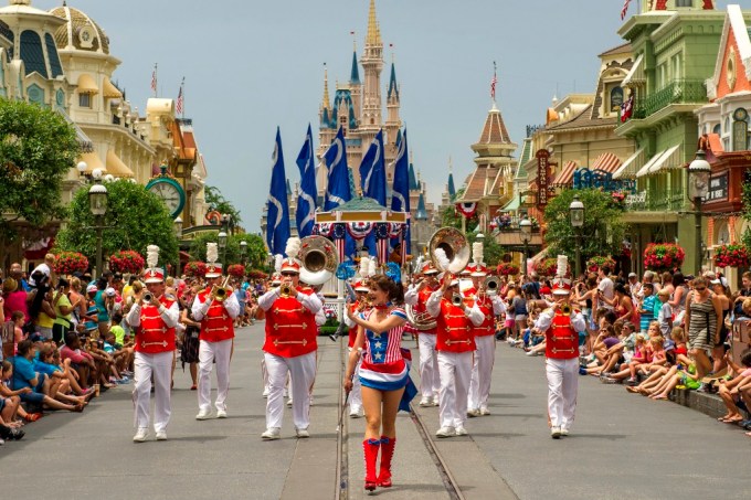 Magic Kingdom Parada do Independence Day Orlando EUA