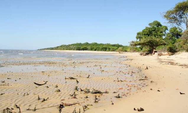 Praia de São João, em Salvaterra, na Ilha do Marajó (PA) 