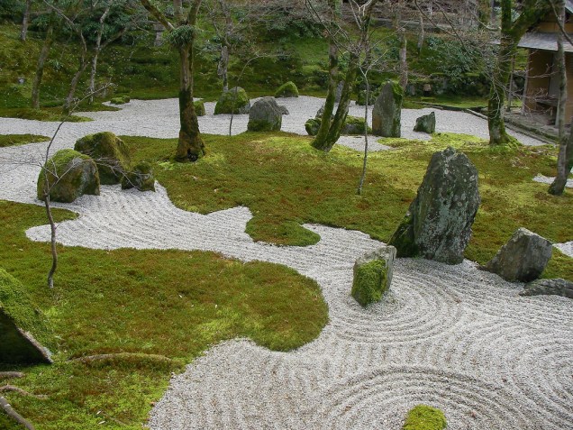 O templo budista Komyozenji, em Dazaifu, esconde um precioso e bem cuidado jardim zen
