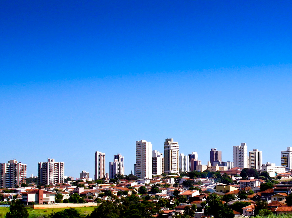 Vista da cidade de Marília, São Paulo