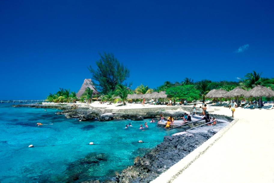 Parque Nacional Chankanaab, em Cozumel, um ótimo point de mergulho